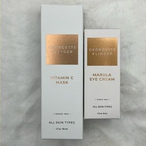 Georgette Klinger Marula Eye Cream & Vitamin C Mask Duo/Bundle - Hydrate/Restore